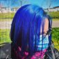 Merci @poupicrousti :) Coloration Cheveux Bleu Minuit - Directions | Color-Mania