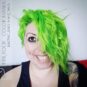 Merci @coffin_rock :) Coloration Cheveux Vert Electric Lizard UV - Manic Panic | Color-Mania