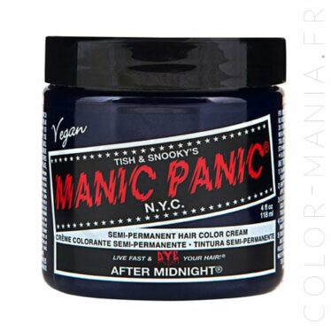 Coloration Cheveux Bleu After Midnight - Manic Panic | Color-Mania