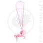 Collier Licorne Squelette Transparent Irisé | Color-Mania