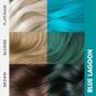 Coloration cheveux bleu blue Lagoon Rebellious Paintglow - Color-Mania