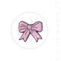 Pin's Nœud Rose Pailleté | Color-Mania.fr