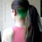 Merci Emeline :) Coloration Cheveux Vert Voodoo Green - Rebellious | Color-Mania