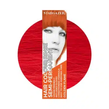 Stargazer coloration semi permanente rouge flamme golden flame packaging