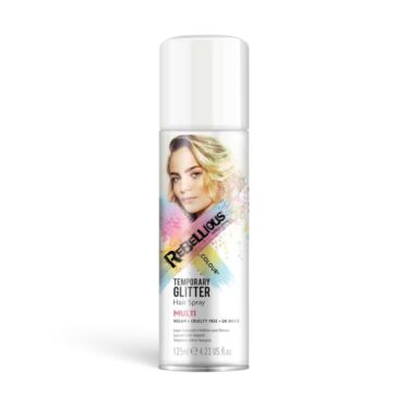 Spray Paillettes Cheveux Multicolore – Rebellious