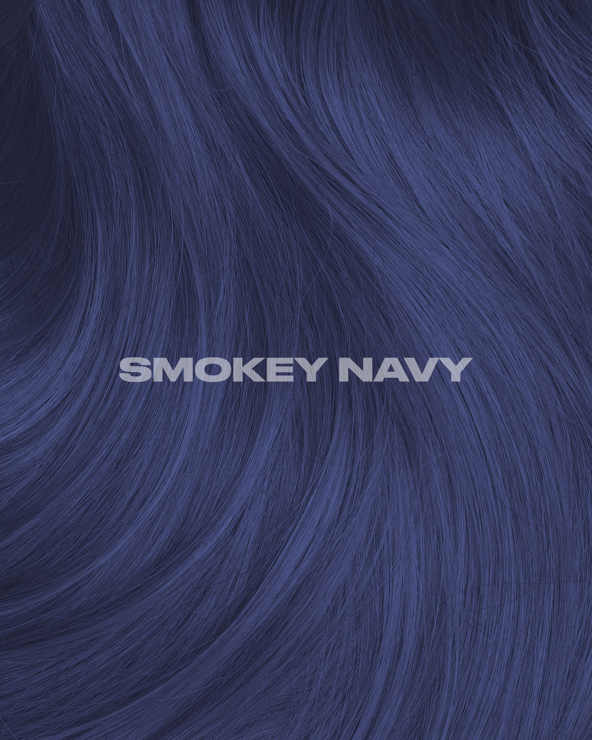 Coloration Cheveux Bleu Marine Smokey Navy - Lunar Tides - rendu sur cheveux bleu marine | Color-Mania