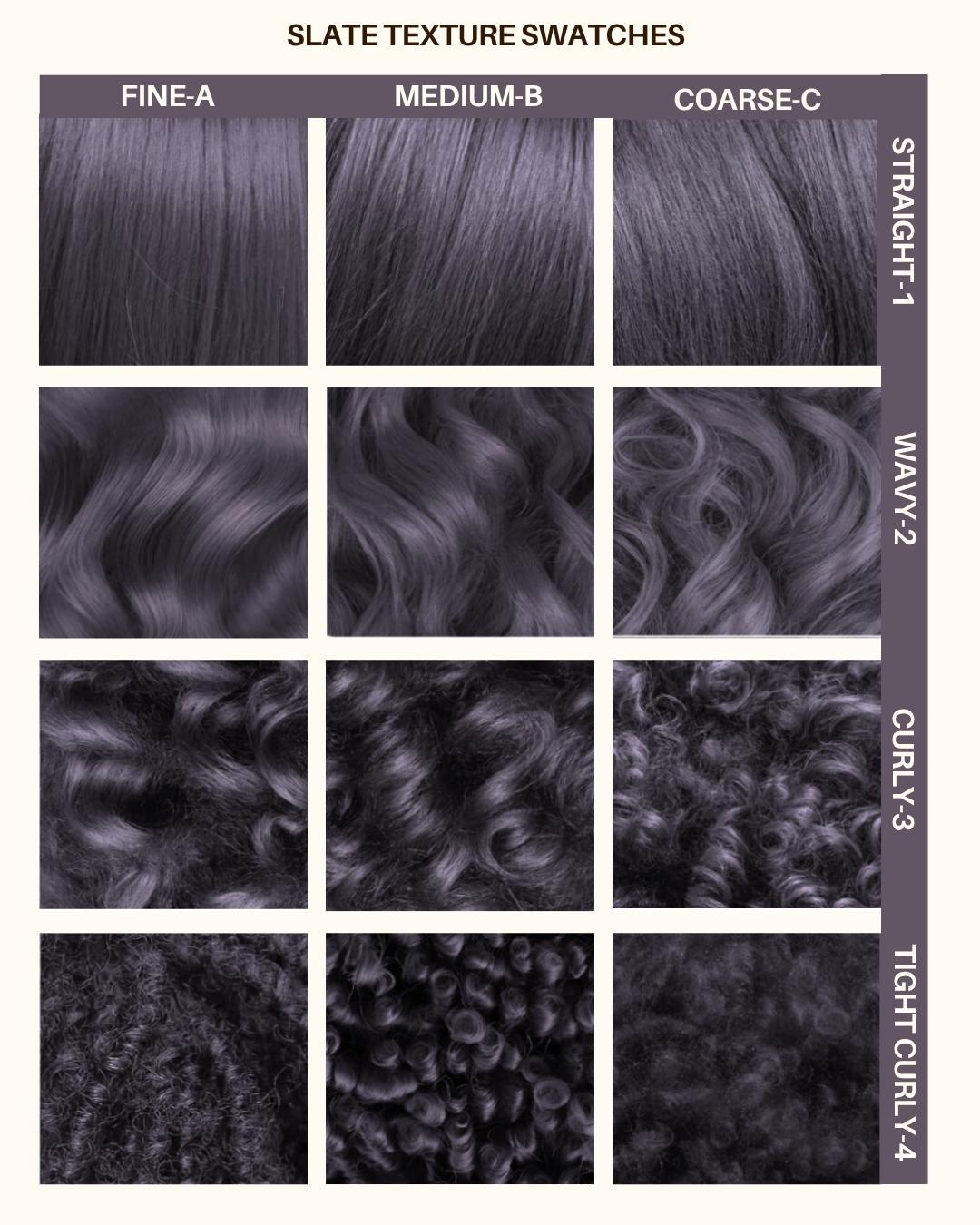 Coloration Cheveux Gris Ardoise Slate Grey - Lunar Tides - nuancier textures de cheveux | Color-Mania