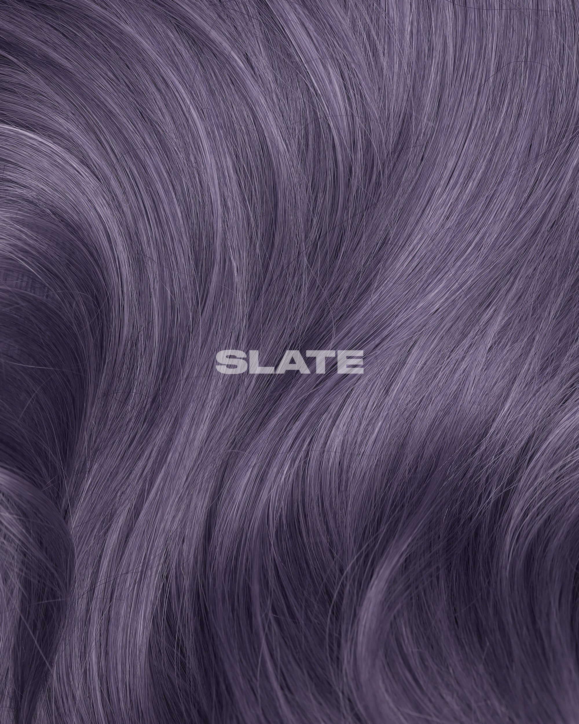 Coloration Cheveux Gris Ardoise Slate Grey - Lunar Tides - rendu sur cheveux gris ardoise | Color-Mania
