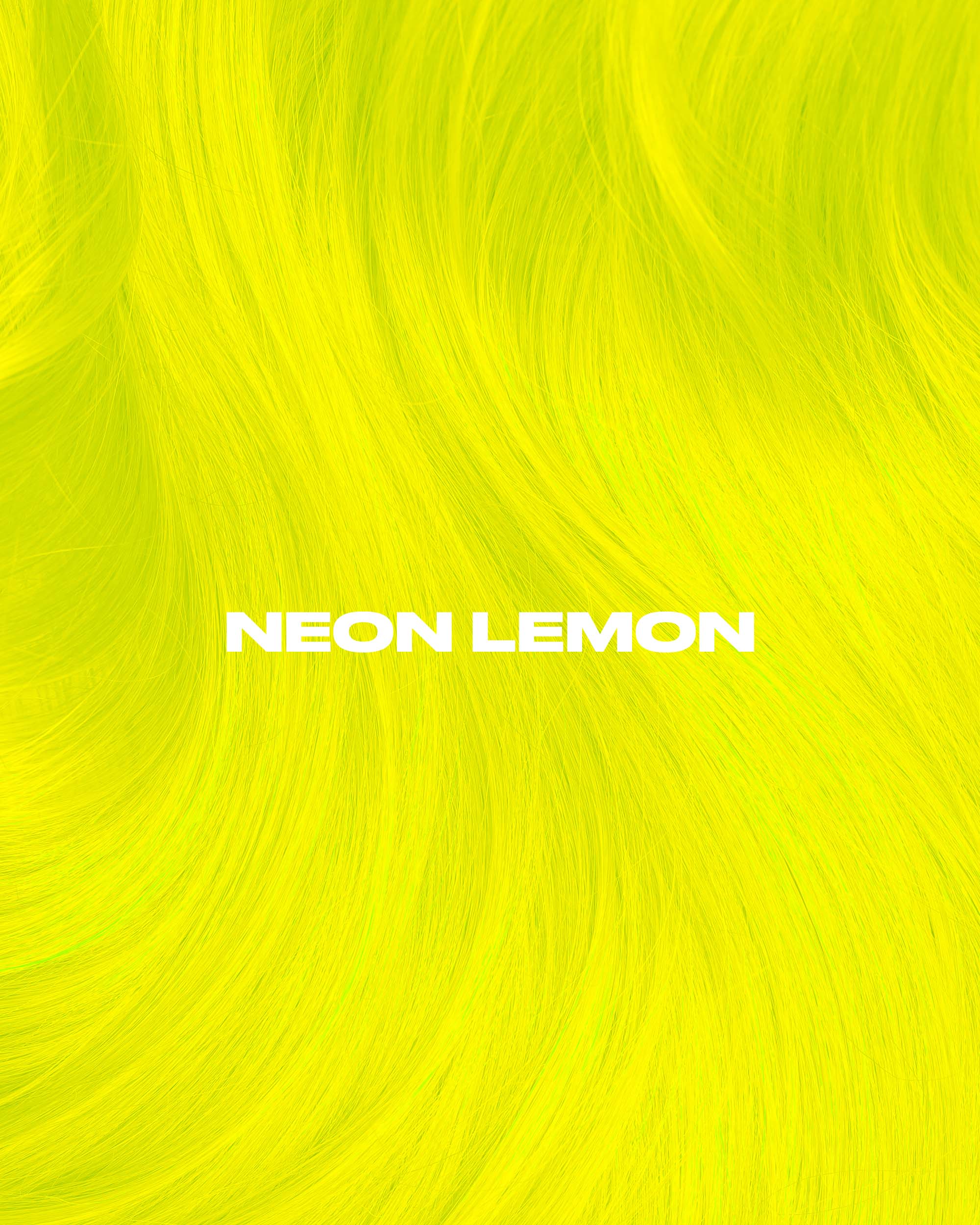 Coloration Cheveux Jaune Fluo UV Neon Lemon - Lunar Tides - rendu sur cheveux jaune fluo | Color-Mania