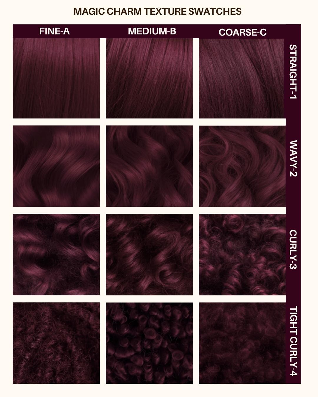 Coloration Cheveux Noir Rosé Magic Charm - Lunar Tides - nuancier textures de cheveux | Color-Mania