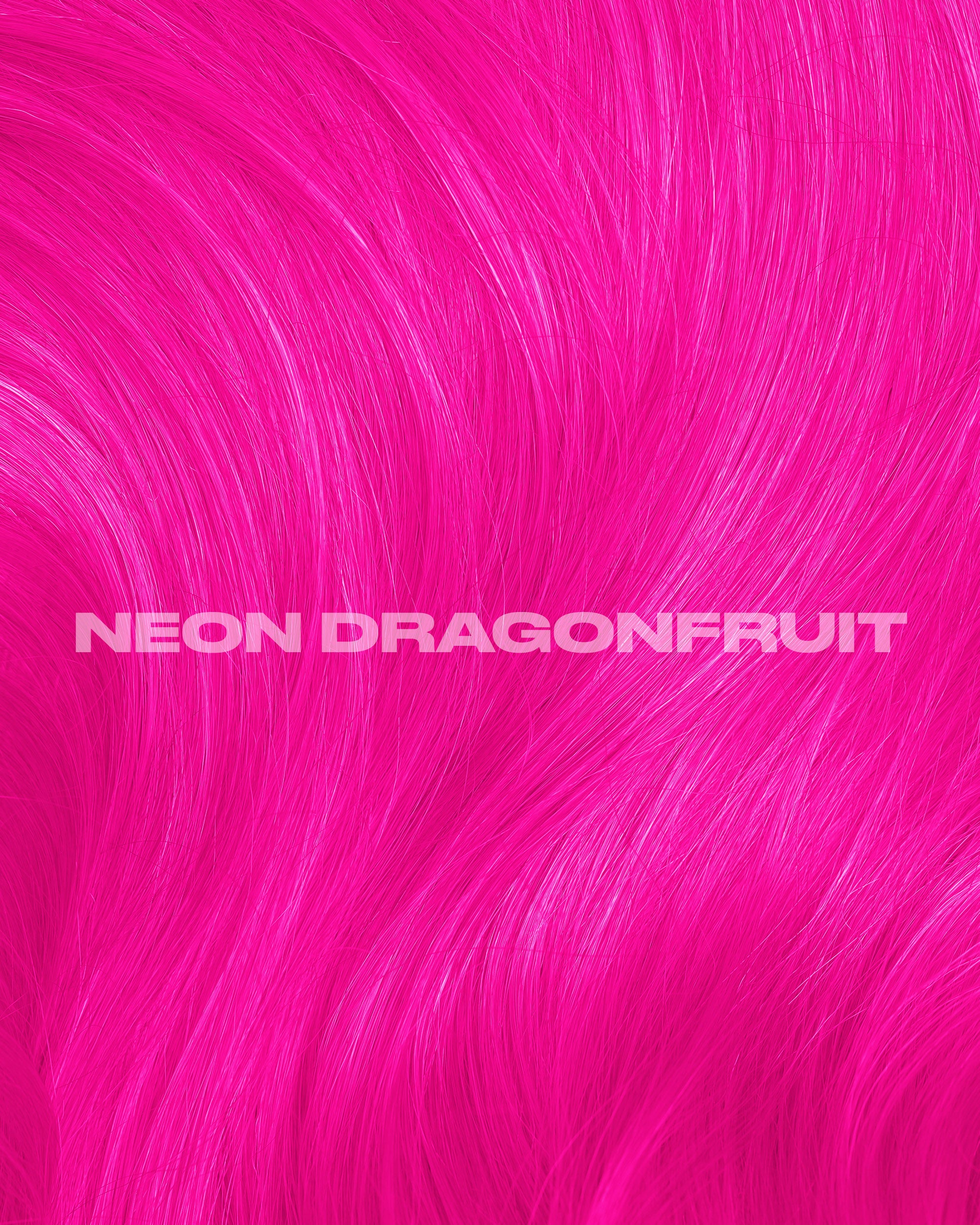 Coloration Cheveux Rose Fluo UV Neon Dragonfruit - Lunar Tides - rendu sur cheveux rose fluo | Color-Mania