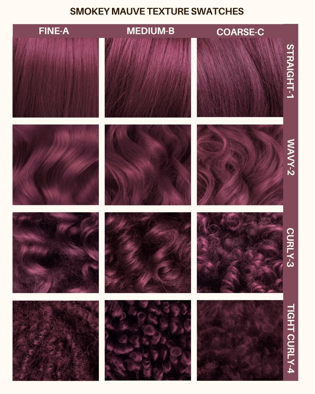 Coloration Cheveux Mauve Smokey Mauve - Lunar Tides - nuancier textures de cheveux | Color-Mania
