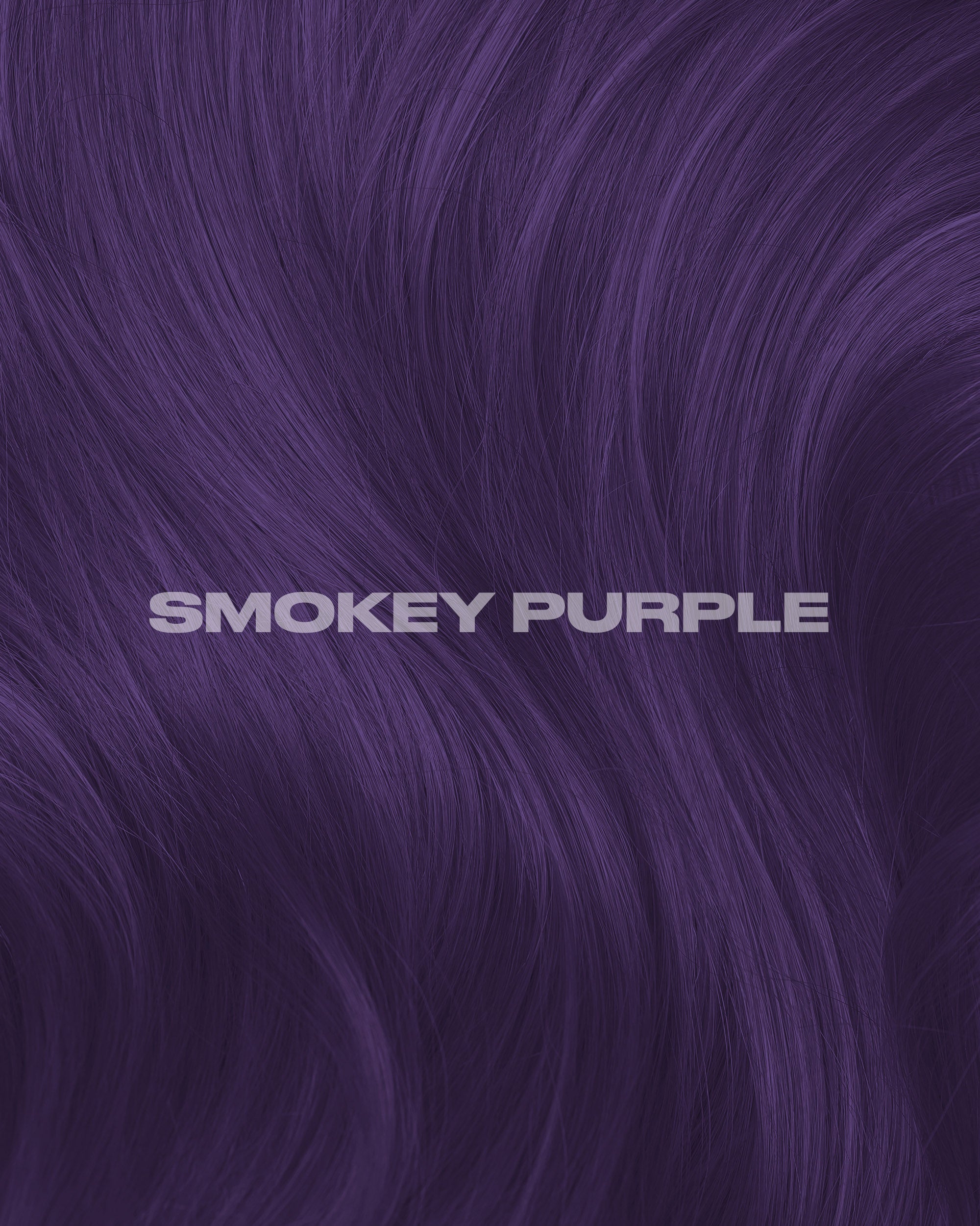 Coloration Cheveux Violet Gris Smokey Purple - Lunar Tides - rendu sur cheveux violet gris | Color-Mania